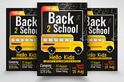Back to School Flyer Psd Template, a Flyer Template by Psd Templates (Thumbnail 1 of 2)
