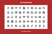 Households icons, an Outline Icon by Wencory (Thumbnail 1 of 2)