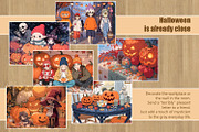 Autumn and Halloween., a Seasonal Illustration by Designs by Helen Trupak (Thumbnail 1 of 4)
