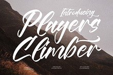 Players Climber Modern Handwritten