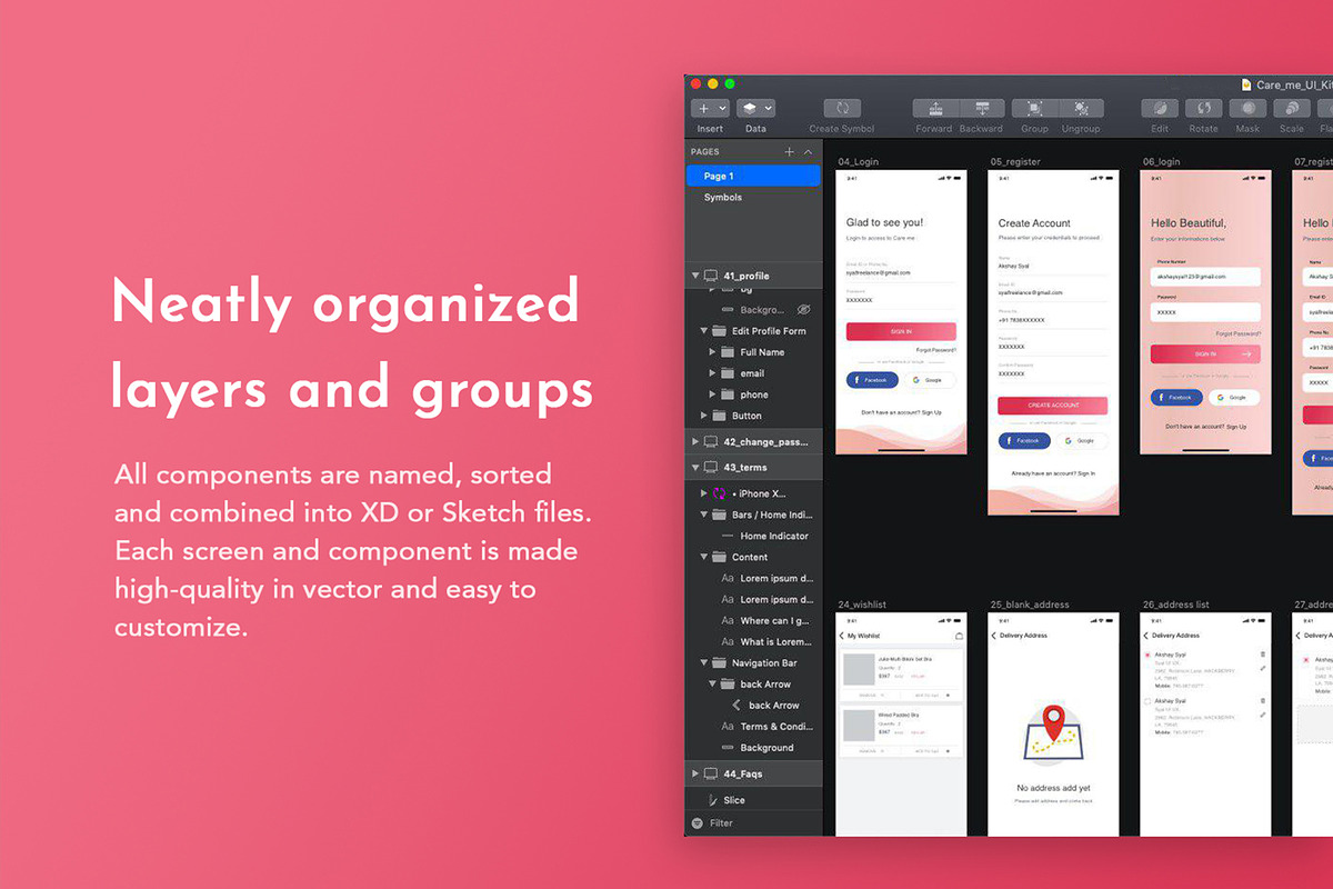 Care me - Lingeries Ecommerce UI Kit, an UI Kit Template by SyalUIUX (Photo 4 of 12)