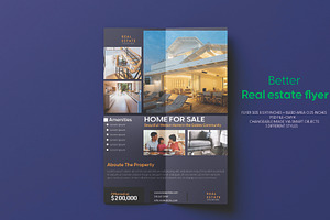 Better real estate sale flyer, a Flyer Template by Workhu