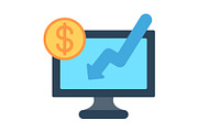 Monitor3 Flat Icon, a Duotone Icon by Pexelpy (Thumbnail 1 of 2)
