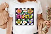 Yarn Floral Mama, Mothers Day Shirt, an Illustration by CreationArt (Thumbnail 4 of 5)