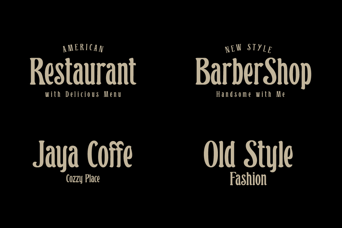 Duston Black Vintage Display Font, a Serif Font by Serbaneka Studio (Photo 6 of 6)
