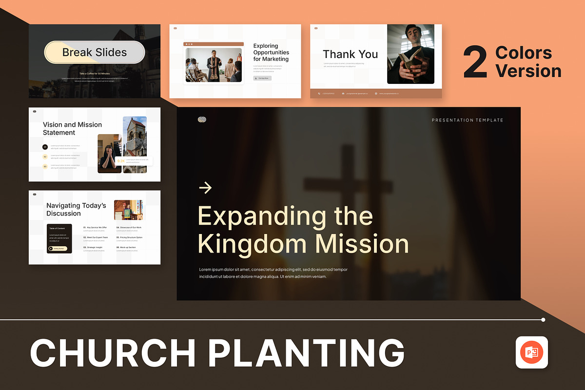 Church Planting PowerPoint, a Presentation Template by Antstheme (Photo 1 of 4)