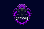 Spider Mascot Esport Logo, a Branding & Logo Template by prps.std (Thumbnail 3 of 3)