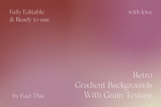 Retro Vintage Gradient Textures PS, an Object Graphic by Feel This (Thumbnail 12 of 19)