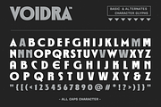 Voidra - Futuristic Sci-Fi Typeface, a Sans Serif Font by Roams Type (Thumbnail 4 of 8)
