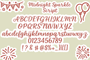 Midnight Sparkle – Festive Font Duo, a Script Font by cocodesign (Thumbnail 4 of 7)