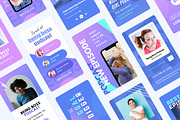 Podcast Instagram Stories Canva, a Social Media Template by Crevo Studio (Thumbnail 5 of 10)