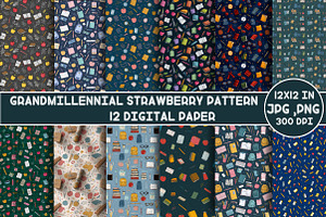 Back to School  Seamless Digital, a Pattern Graphic by Designking