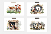 On The Farm Watercolor Collection, an Animal Illustration by artsy-fartsy (Thumbnail 11 of 11)