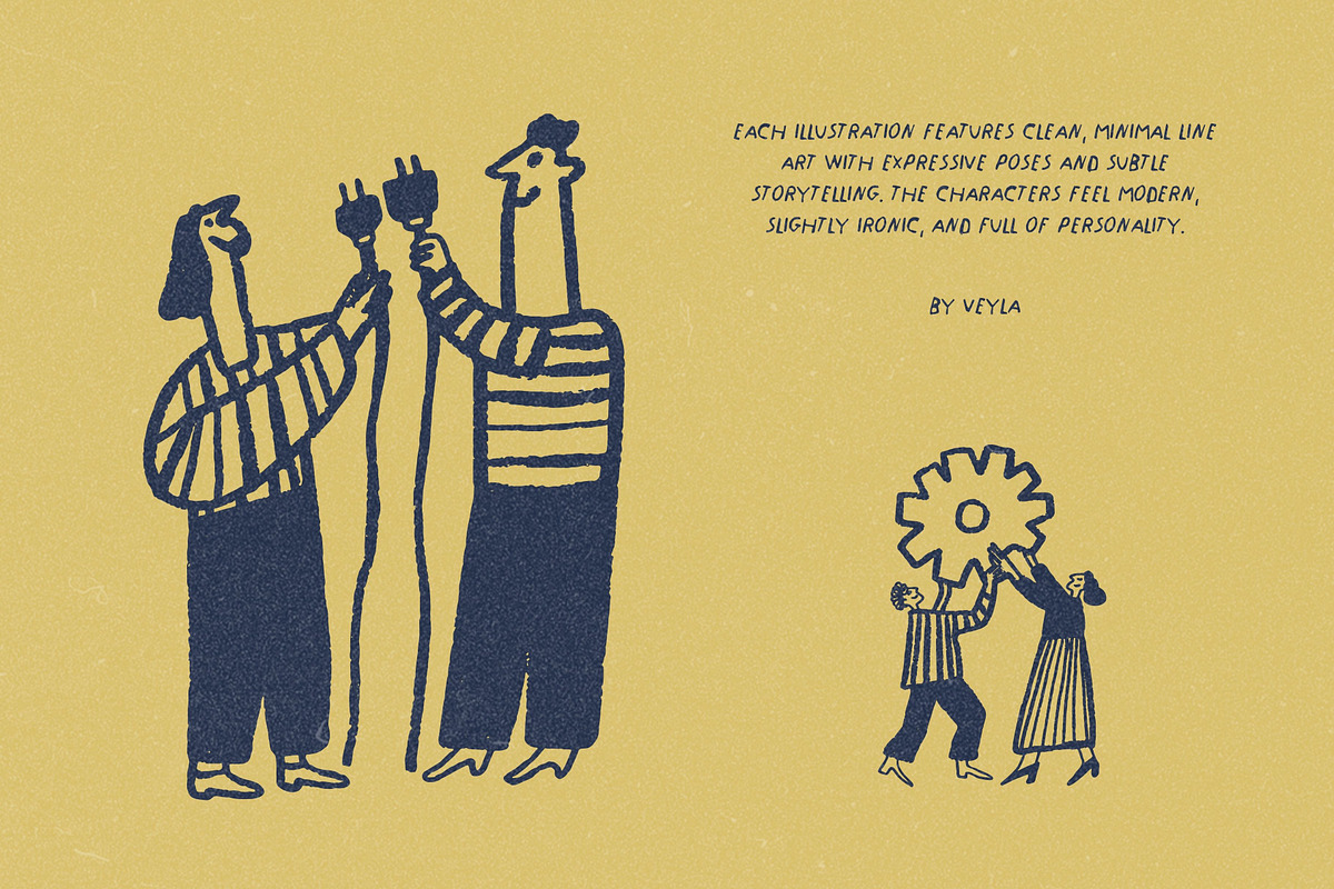 Work in Progress: 50 Characters, a Person Illustration by Veyla (Photo 7 of 9)