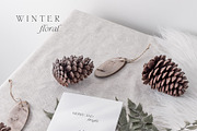 WINTER FLORAL Christmas line art set, a Decorative Illustration by Madiwaso (Thumbnail 4 of 9)
