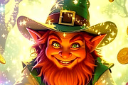 Leprechaun Magic Gold, a Person Illustration by Sharon Schwalbe (Thumbnail 2 of 3)