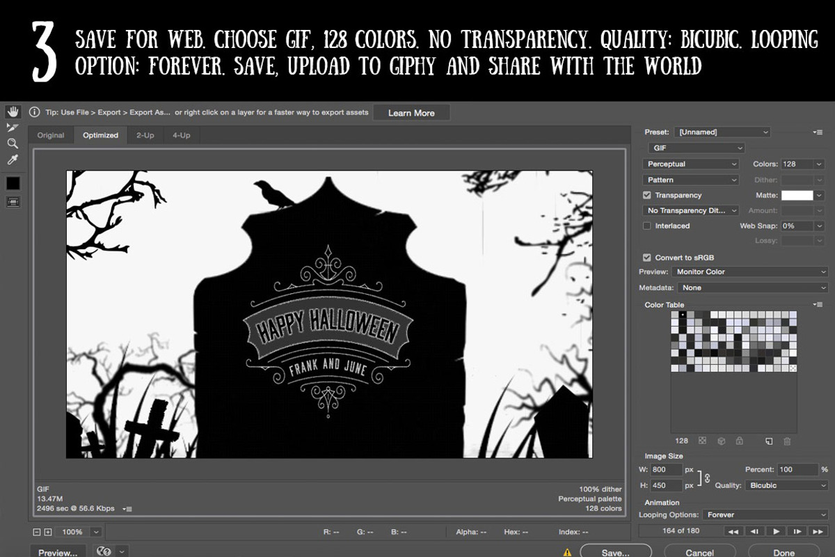 Halloween .gif Generator 4 PhotoShop, a Templates & Theme by the little wonder shop (Photo 6 of 6)