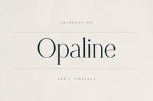 Opaline – Elegant Modern Serif Font