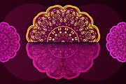 Mandala Oriental Floral art Bundle, a Background Graphic by NJ Himel (Thumbnail 41 of 97)