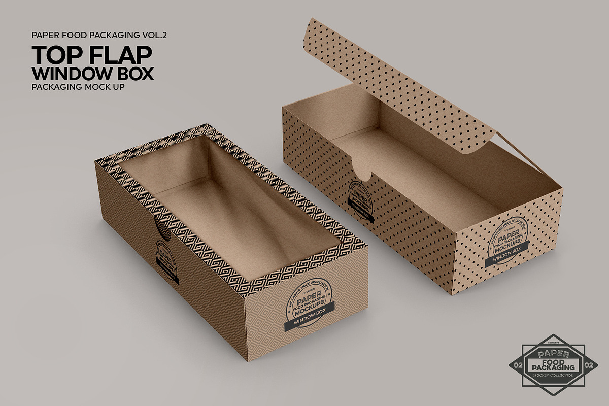 Top Flap Window Box Packaging Mockup, a Cups & Container Mockup by INCDesign (Photo 5 of 7)