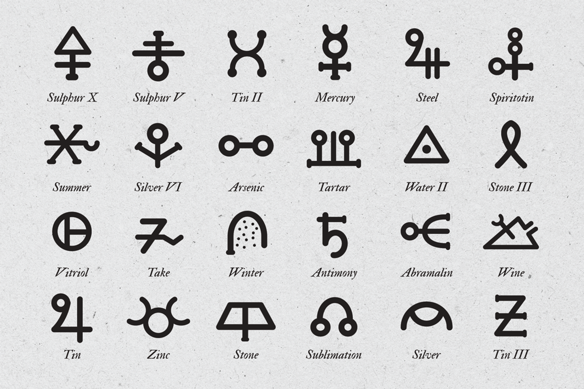 Alchemy Symbols Pack, an Object Graphic by Over Under (Photo 4 of 7)