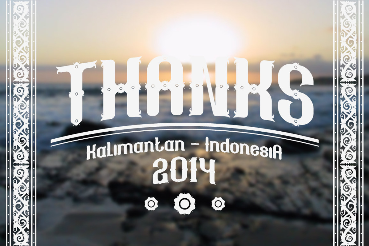 Kalimantan Typeface preview 4