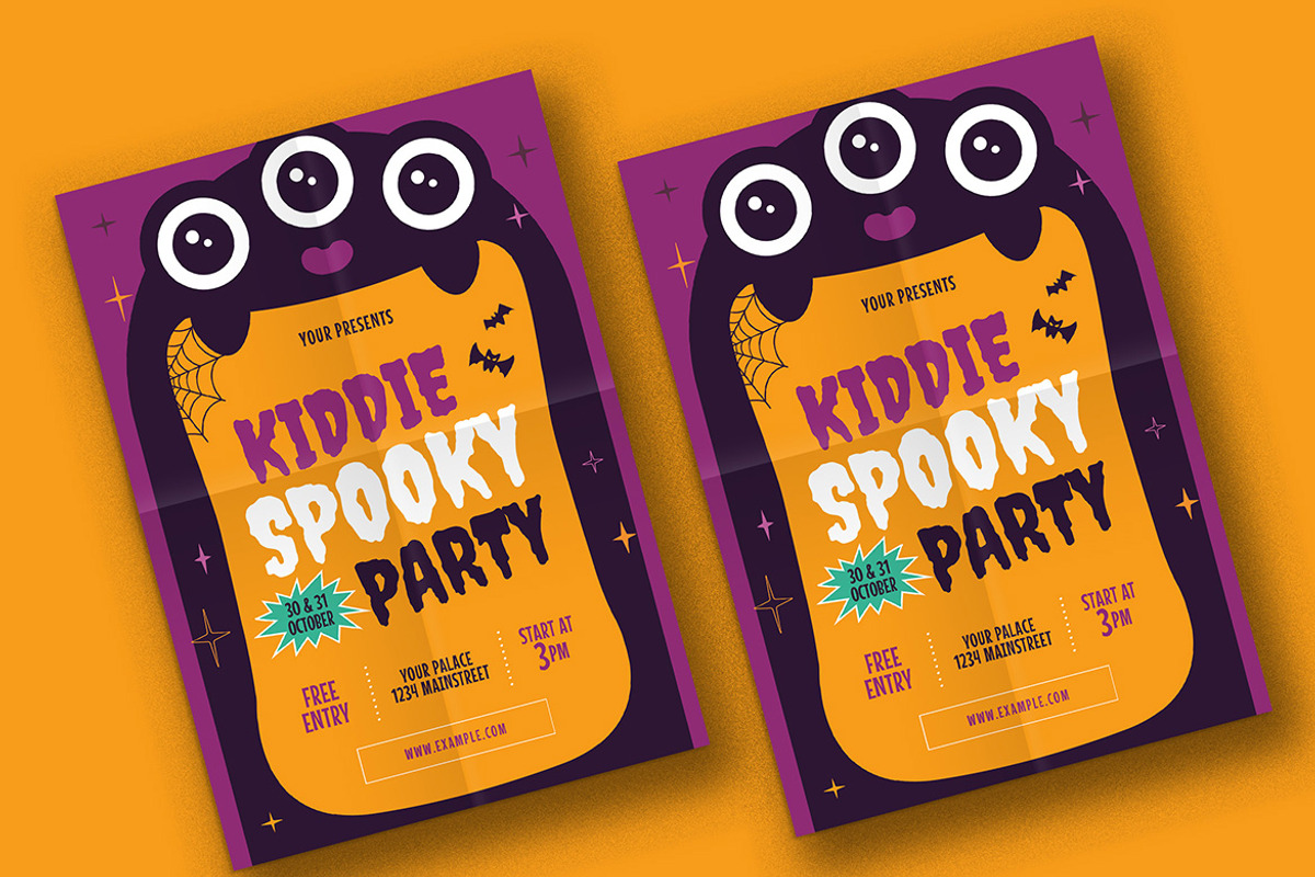 Kiddie Spooky Party, a Flyer Template by Esui Studio (Photo 3 of 4)
