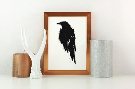 Raven Black Silhouette