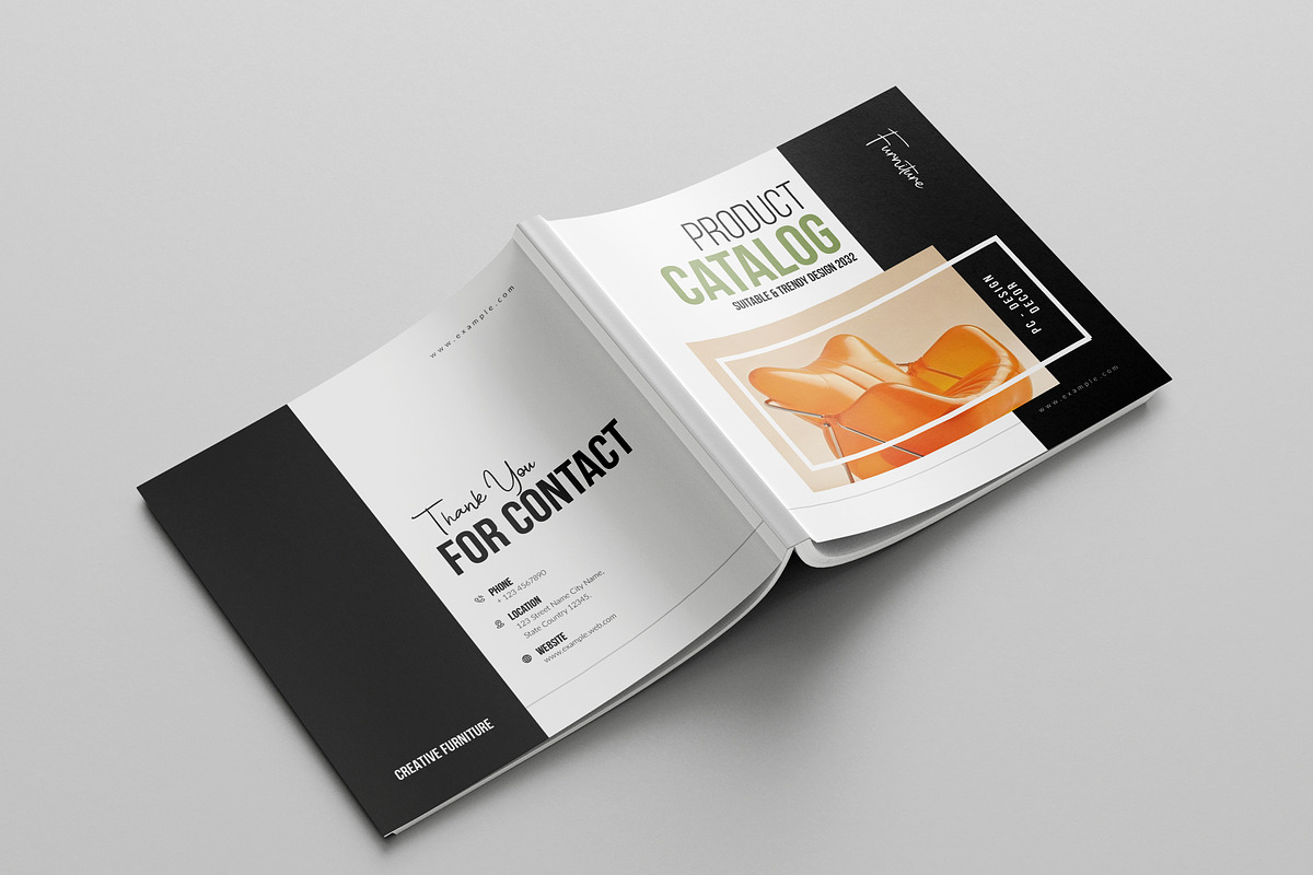 Square Product Catalog Template, a Brochure Template by Spark_Creative (Photo 12 of 15)