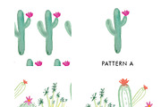 Watercolor Succulents and Cactus, an Illustration by Erika Firm (Thumbnail 4 of 5)