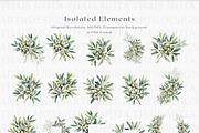 Olive Botanicals – Watercolor, a Decorative Illustration by ThaismotaCreativeCo (Thumbnail 7 of 9)