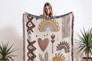 Woven Blanket Mockup PSD / PNG, a Household Mockup by Mockups Studio (Thumbnail 2 of 6)