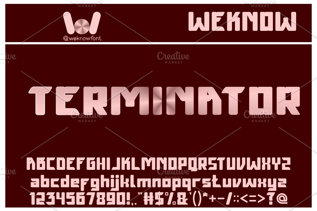 Metal Kingdom font, a Font by weknow (Photo 5 of 5)