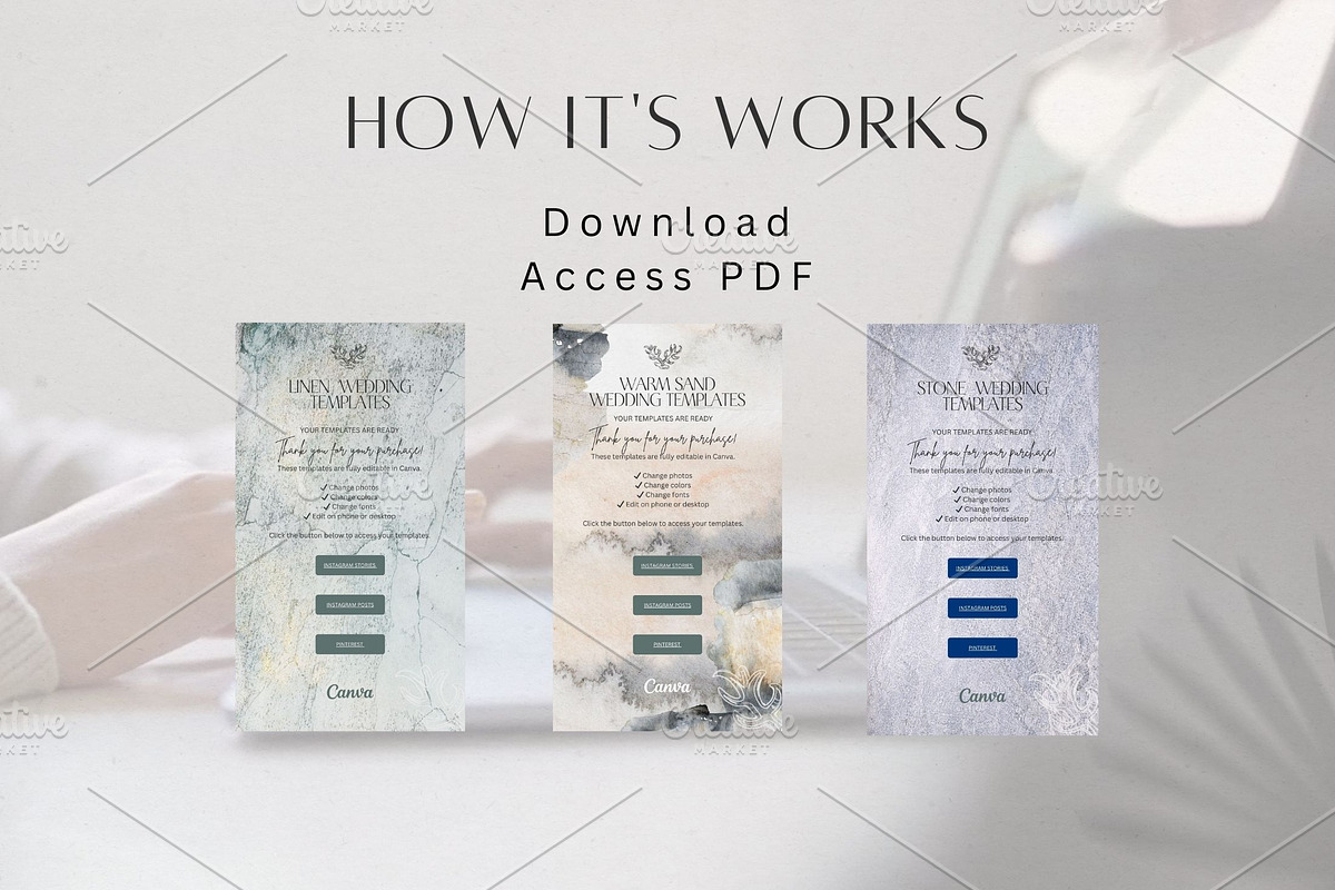 Scandinavian WeddingTemplates Bundle, a Social Media Template by Alisa Mikibith Art (Photo 20 of 23)