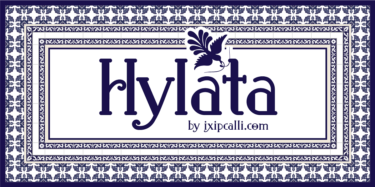Hylata, a Serif Font by Ixipcalli (Photo 1 of 5)