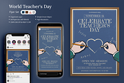 Metila - World Teacher's Day Flyer, a Flyer Template by Attype (Thumbnail 1 of 5)