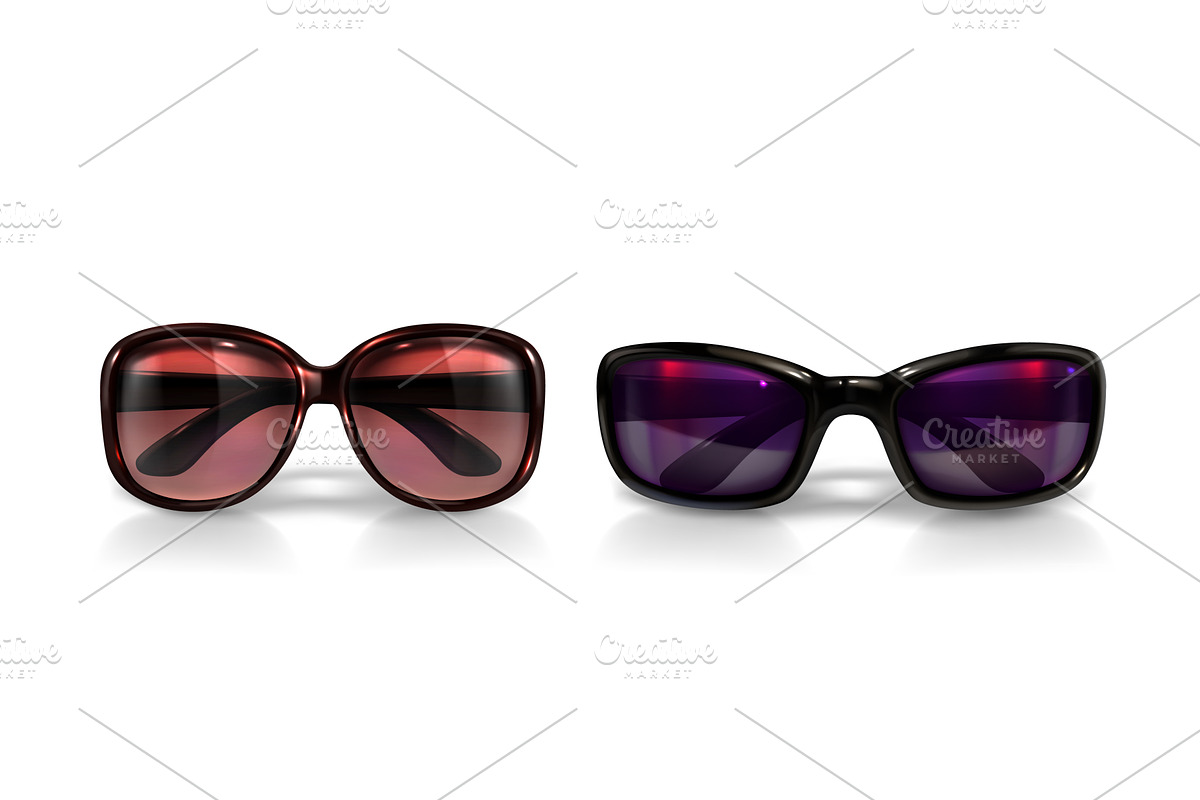 Stylish eyewear with modern 3d, an Object Illustration by art PVP - market