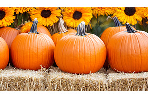Fall Harvest Festival with orange, a Nature Photo by Lermont51
