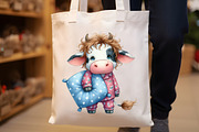 Watercolor Funny Cow Clipart, an Illustration by Rose Art (Thumbnail 4 of 6)