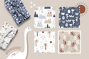 ROAR. Dino Patterns & Alphabet, a Pattern Graphic by ValeriiaFeeva (Thumbnail 5 of 12)