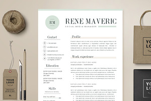 Resume Template 4 Page Mint