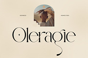 Oleragie Elegant Serif, a Serif Font by Hishand Studio (Thumbnail 1 of 10)