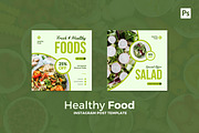 Healthy Food Instagram Post, a Social Media Template by CavenArt (Thumbnail 2 of 5)