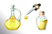Cannabis. Watercolor collection, a Healthcare Illustration by Daria Ustiugova (Thumbnail 12 of 12)