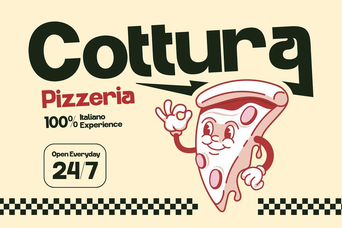 Rotura Vintage - Retro Logo Font, a Sans Serif Font by Nirmana Visual (Photo 6 of 15)