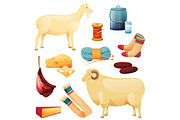 Domestic animals big set, an Animal Illustration by GenziWorkshop (Thumbnail 7 of 7)