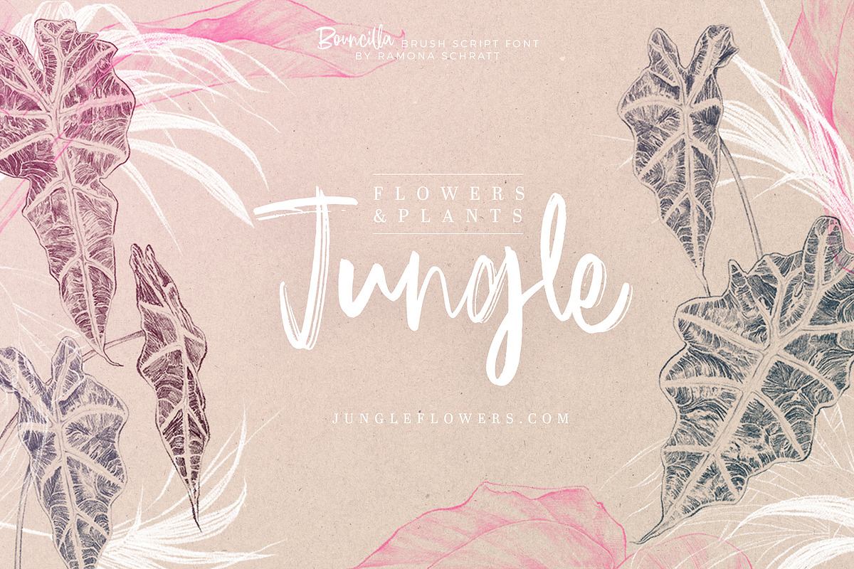 Bouncilla | Happy Brush Script Font, a Script Font by Ramona Schratt (Photo 14 of 20)