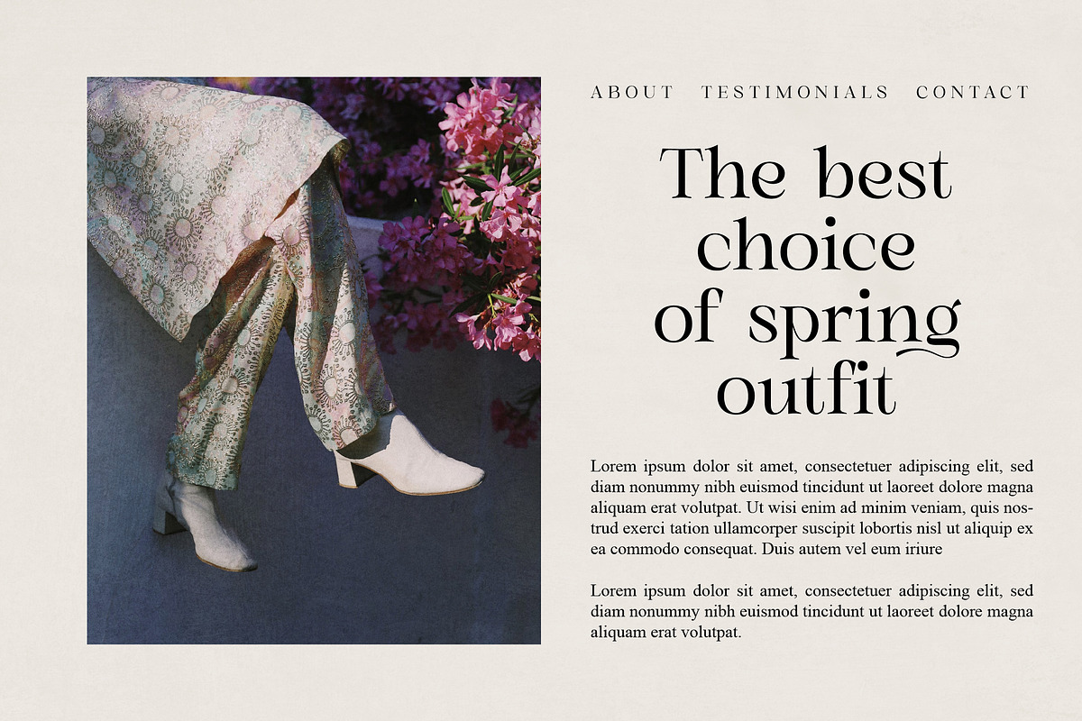 Gold & Song Modern Serif Font, a Serif Font by Storytype Studio (Photo 7 of 15)