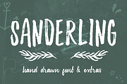 Sanderling Textured Font, a Script Font by Lettering Supply Co. (Thumbnail 3 of 17)