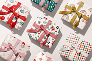 Retro Groovy Christmas, an Illustration by Cozy pattern shop (Thumbnail 7 of 12)